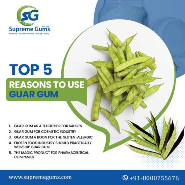 Home / Guar Gum / Top 5 Reasons to Use Guar Gum