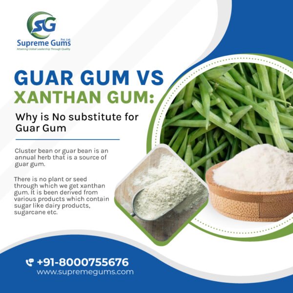 Guar gum and xantham gum are two popular gums used as thickeners and ...