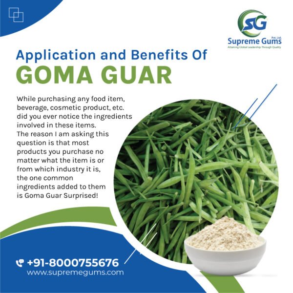 Home / Guar Gum / Application and Benefits Of Goma Guar